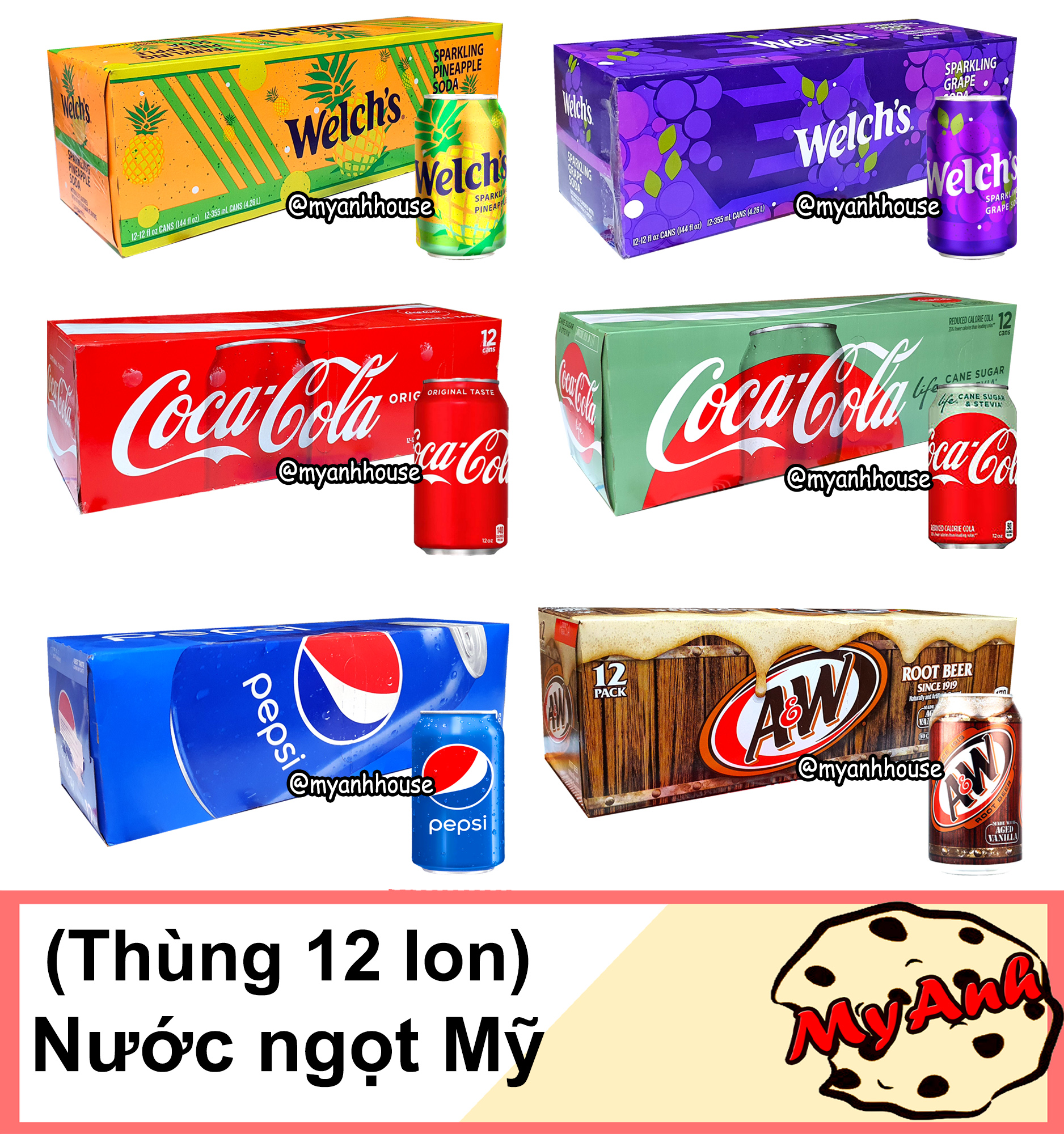 NƯỚC NGỌT PEPSI MỸ