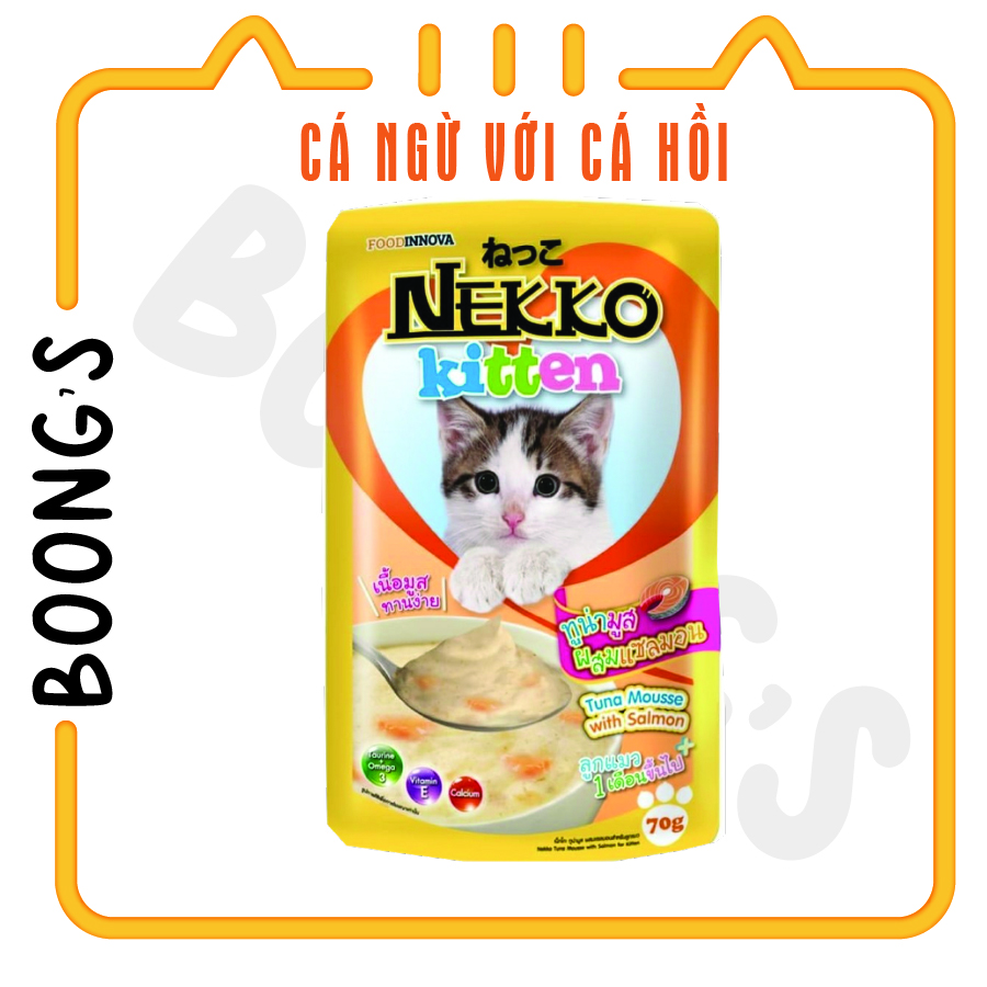 Pate Nekko Mousse dành cho mèo con 70gr