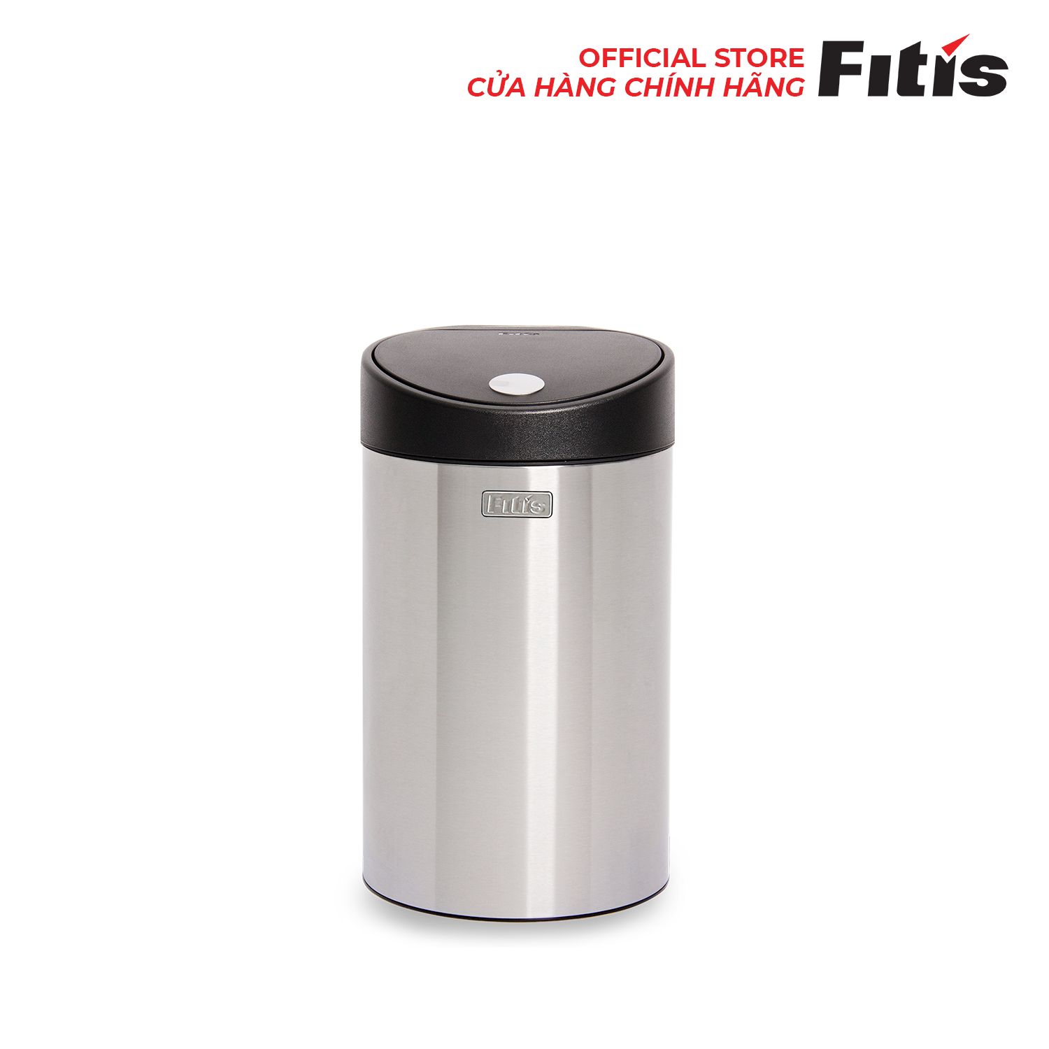 Thùng Rác Fitis Premium - Tròn Nhấn Thấp (12L)