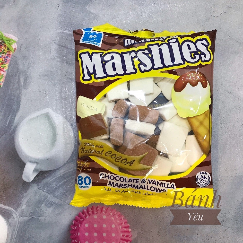 Kẹo xốp Socola Marshmallow (80g)