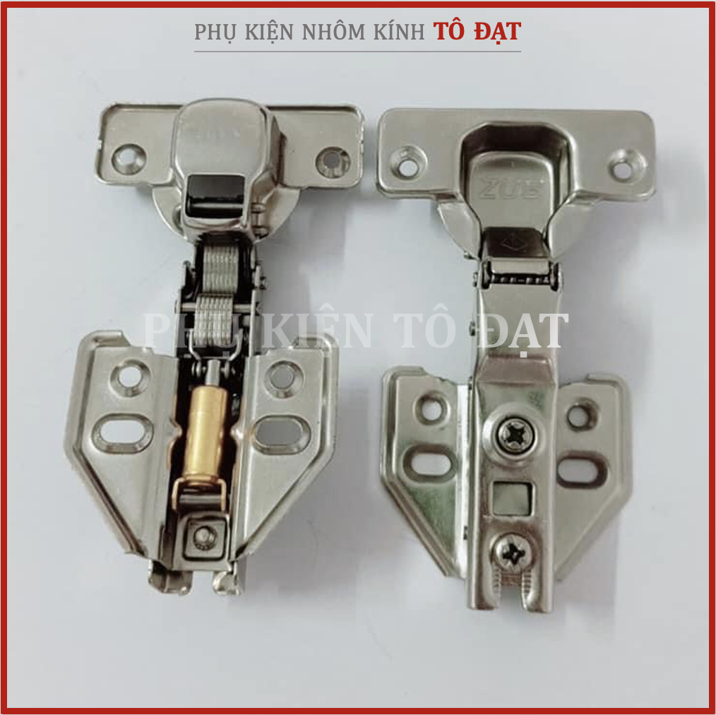 Bản lề bật hơi cửa tủ có giảm chấn (thẳng, cong vừa, cong nhiều)