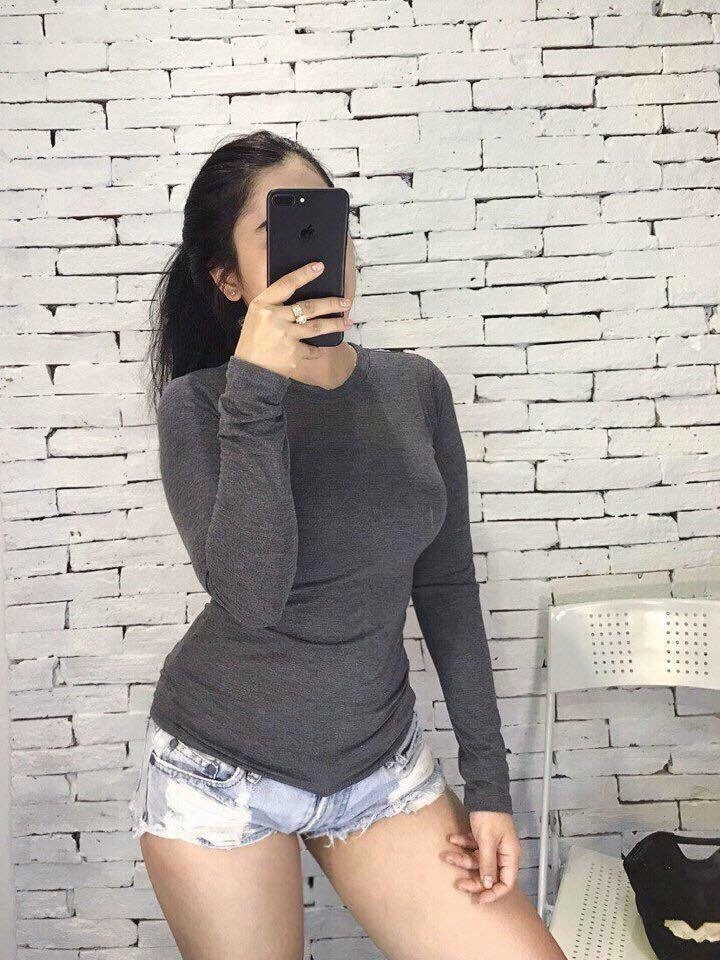 [HCM]Áo thun gân tay dài (size 40-55kg)