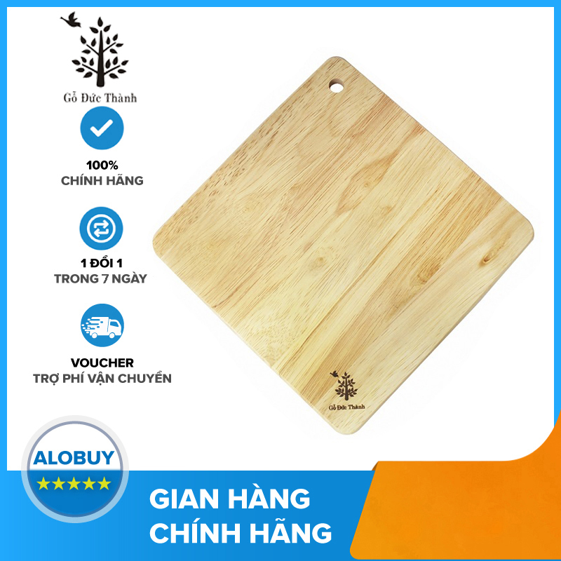 Thớt Vuông Mỏng Gỗ Đức Thành 03901