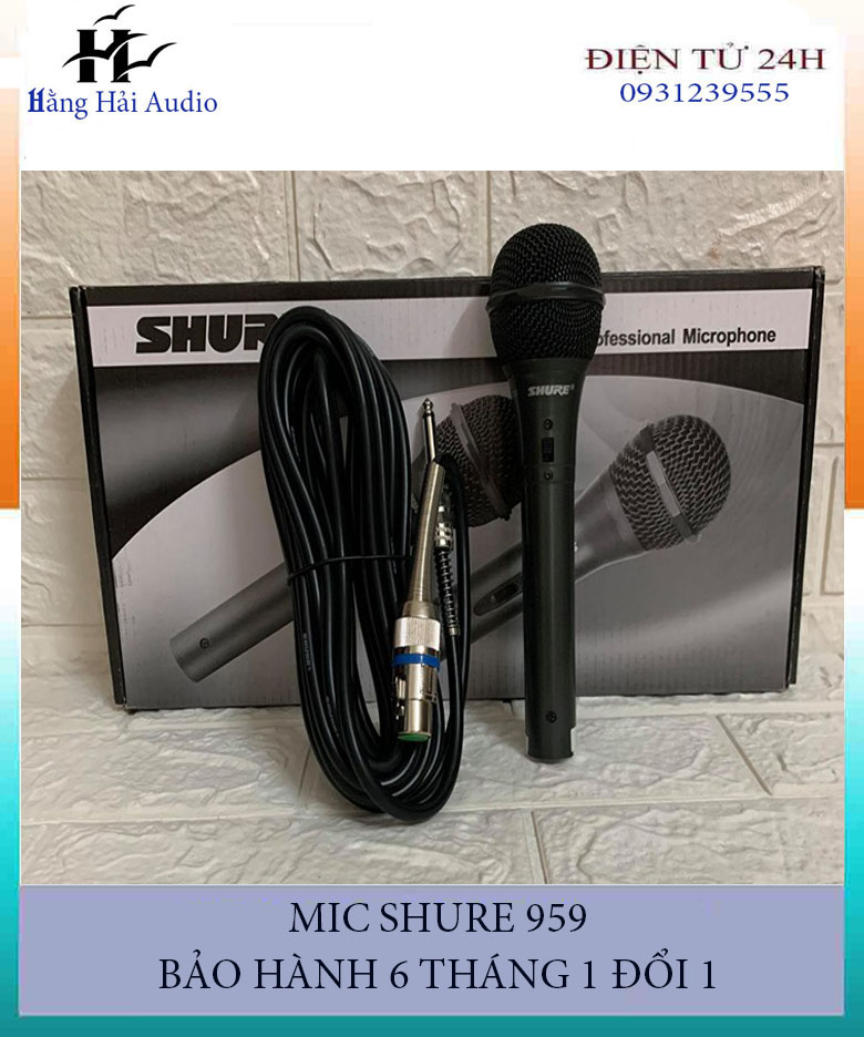 Micro hát karaoke Shure 959