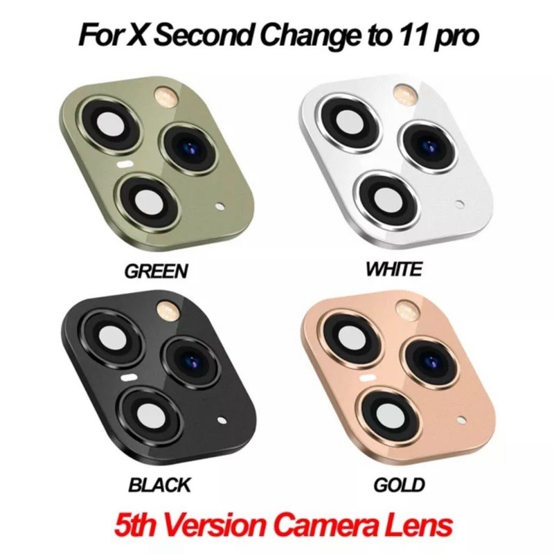 Miếng dán độ camera Iphone X/Xs/Xs Max lên thành Iphone 11 Pro/11 Pro Max
