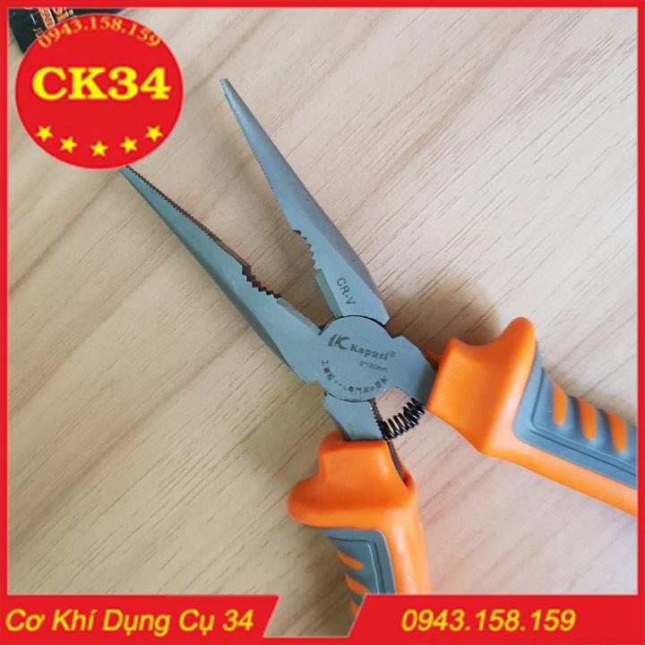 Kìm mỏ nhọn KAPUSI 6 inch Nhật