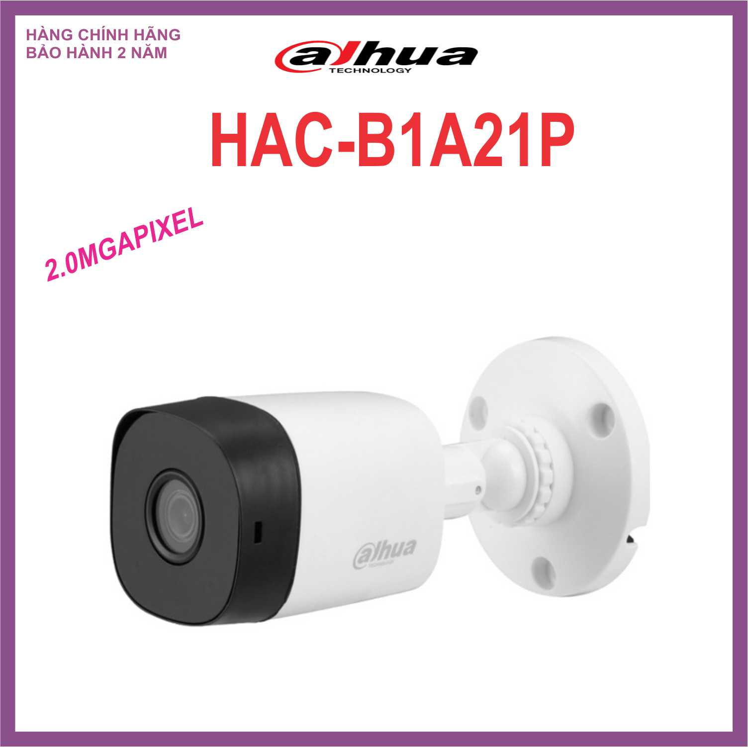 CAMERA DAHUA 2.0MP HAC-B1A21P