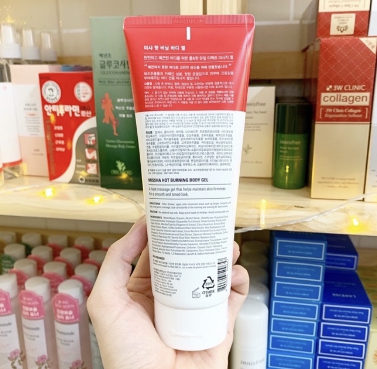gel tan mỡ bụng missha