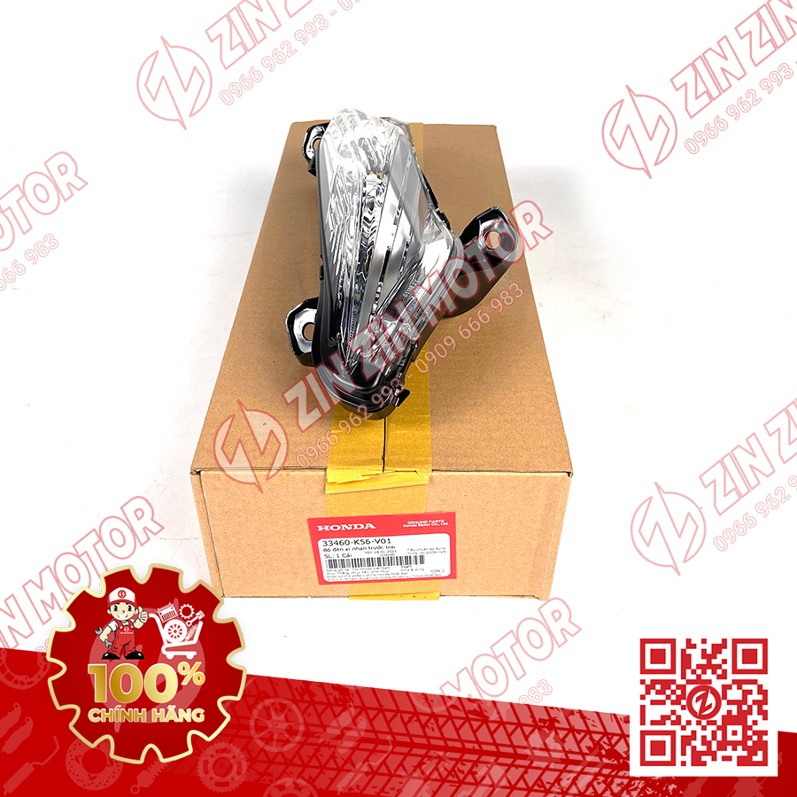 Cặp xi nhan trước winner v1, rs 150 v1 v2, supra gtr trái phải 33460-k56-v01, 33410-k56-v01 chính hãng