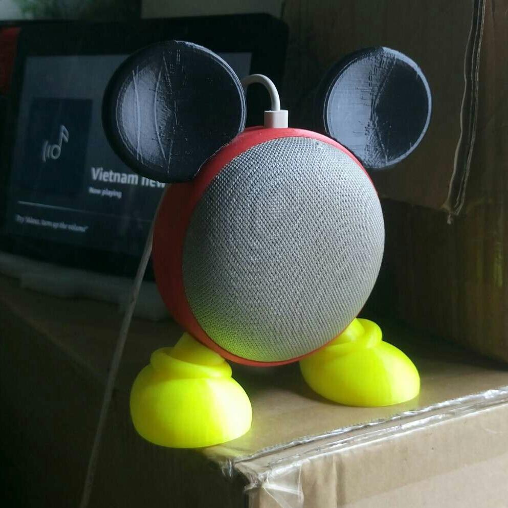 Google home mini đế đứng Mickey