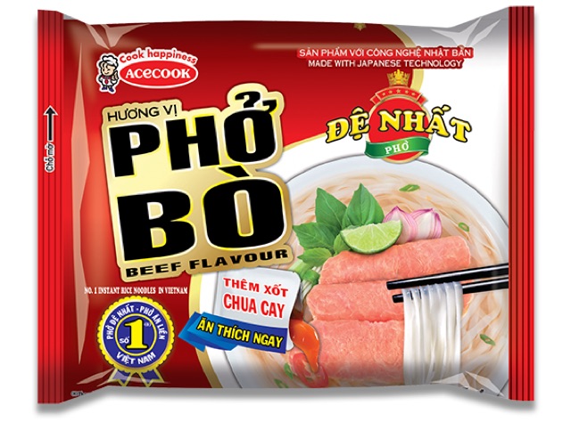 Phở Đệ Nhất Bò/Gà thùng 30 gói x 65g