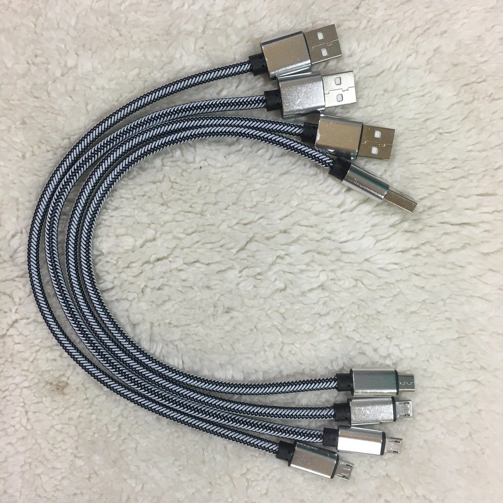 Cáp sạc ngắn, dây sạc dự phòng chân iPhone/Microusb/TypeC - Beetech
