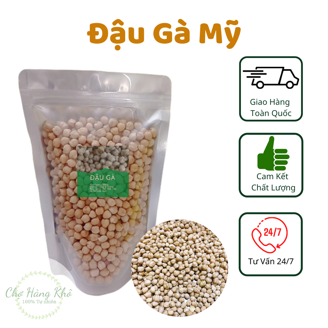 500g Đậu Gà mỹ không biến đổi gen