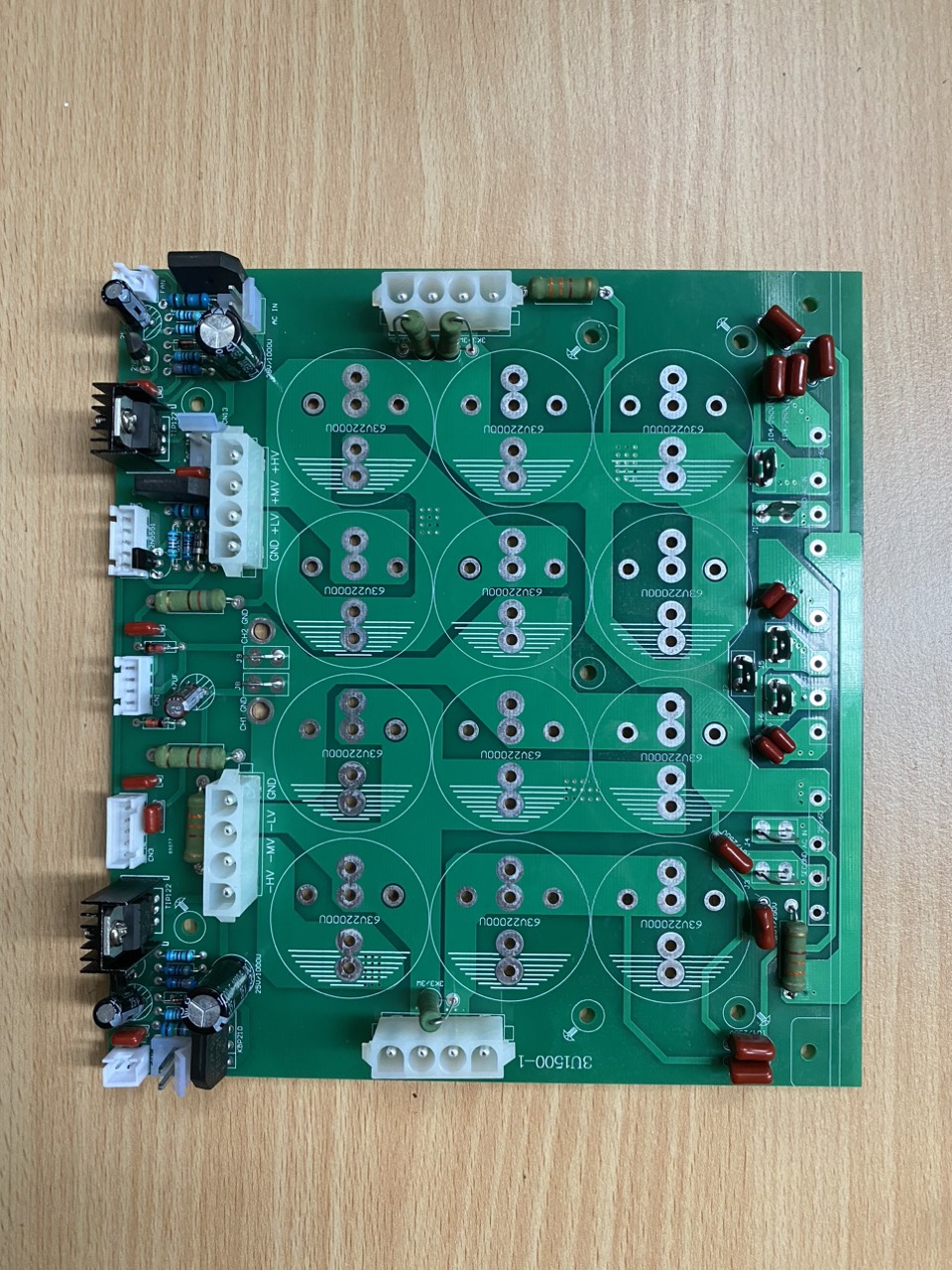 Bo mạch nguồn đẩy CA18 CA20 12 tụ 3 cấp nguồn class H