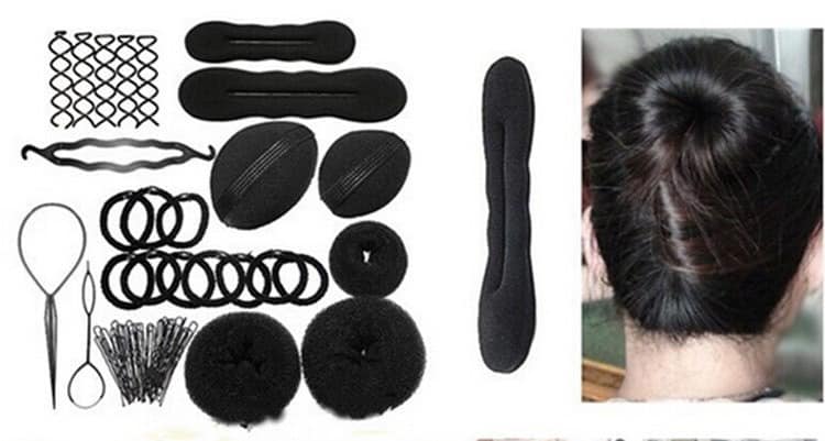 BỘ DÂY BUỘC TÓC 60 CHI TIẾT