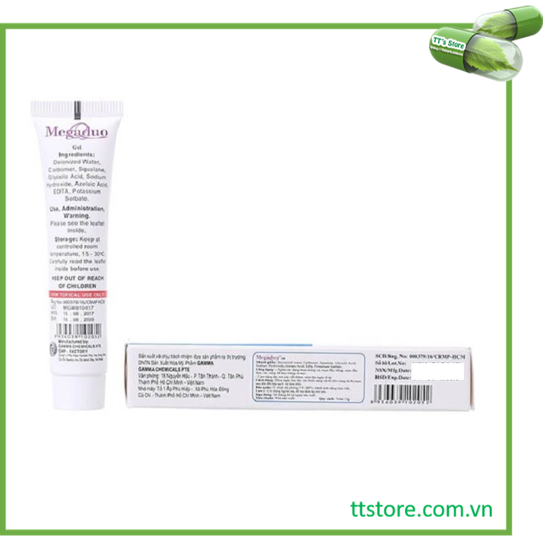 [HCM]Megaduo Gel (Tuýp 15g) - Mụn trứng cá mụn ẩn thâm mụn [Mega duo Megadou]