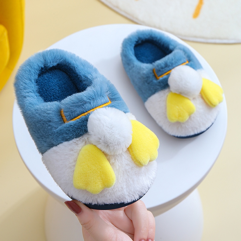 Qiu dong children cotton slippers private web celebrity indoor shoes that