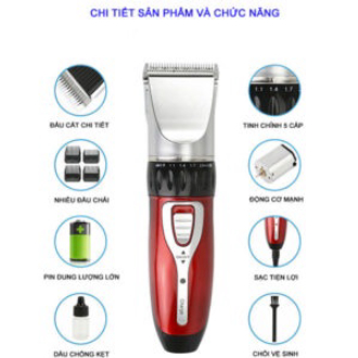 Tông đơ cắt tóc JICHEN(bảo hành 1 tháng)