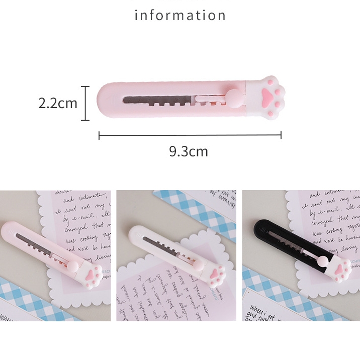 Classy Dao Dọc Giấy Chân Mèo Dễ Thương PK642
