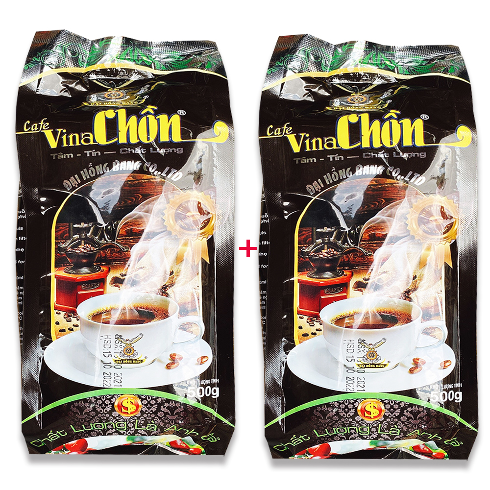 [ UỐNG CÀ PHÊ LÀ GHIỀN ] Combo 2 Bịch/1 Bịch -lựa chọn- (mỗi bịch 500gr) Cà phê Chồn Buôn Mê Thuộc thượng hạng pha phin - Vina Chồn Đại Hồng Bang. (Date mới: 12 tháng)-[ 12.12 Hot Deals ]