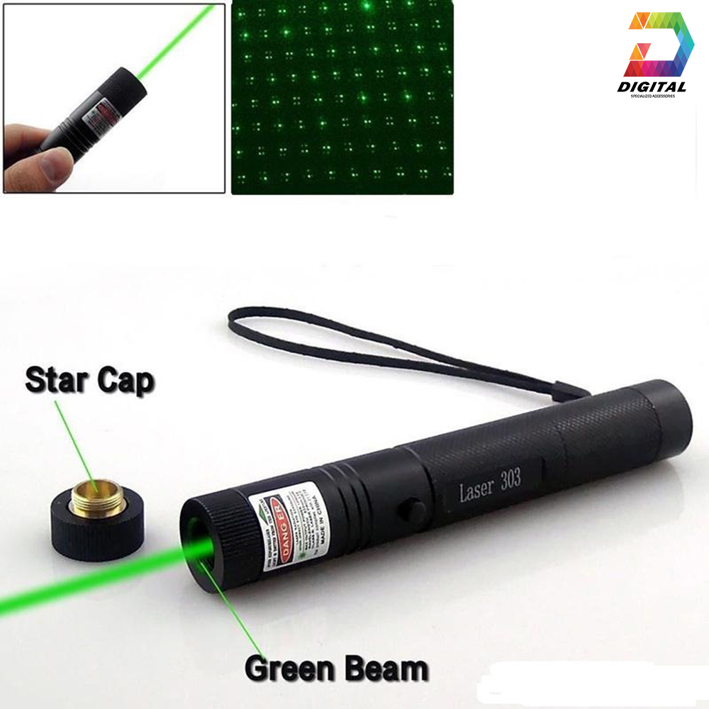 Đèn Pin Chiếu Tia Laser 303 Cao Cấp Chiếu Xa 1KM