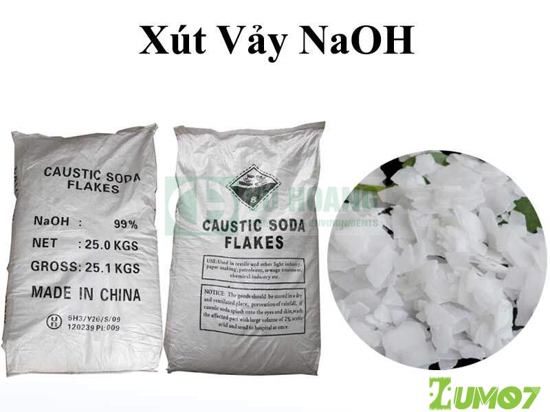 Xút NaOH 99% Vảy _Sodium Hydroxide Flake