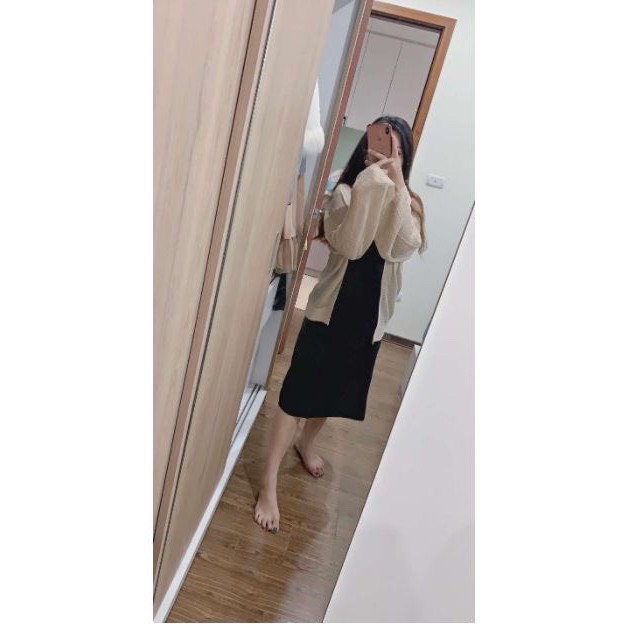 Váy 2 dây, đầm hai dây - chất đũi lụa trơn basic nữ 🌸🌸🌸 Ảnh và video thật