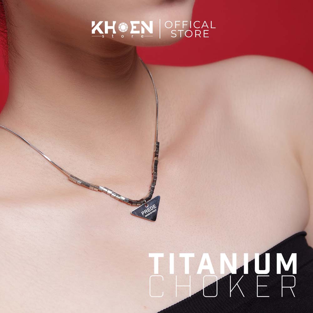 Vòng cổ tam giác - Titan - Khoen Store