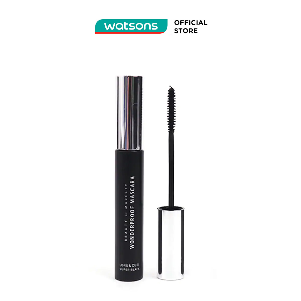 Mascara Bom Wonderproof Long& Curl Dài Cong Mi Cỡ C 8g .#01 Super Black