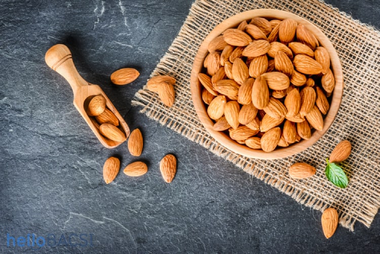 Lẻ 100g hạt hạnh nhân rang chín