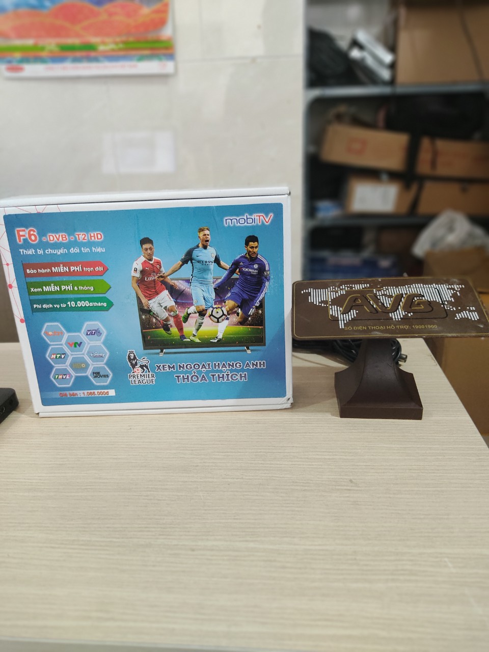 Đầu thu mặt đất AVG - Xem hơn 60 kênh truyền hình miễn phí - Bảo hành 12 tháng