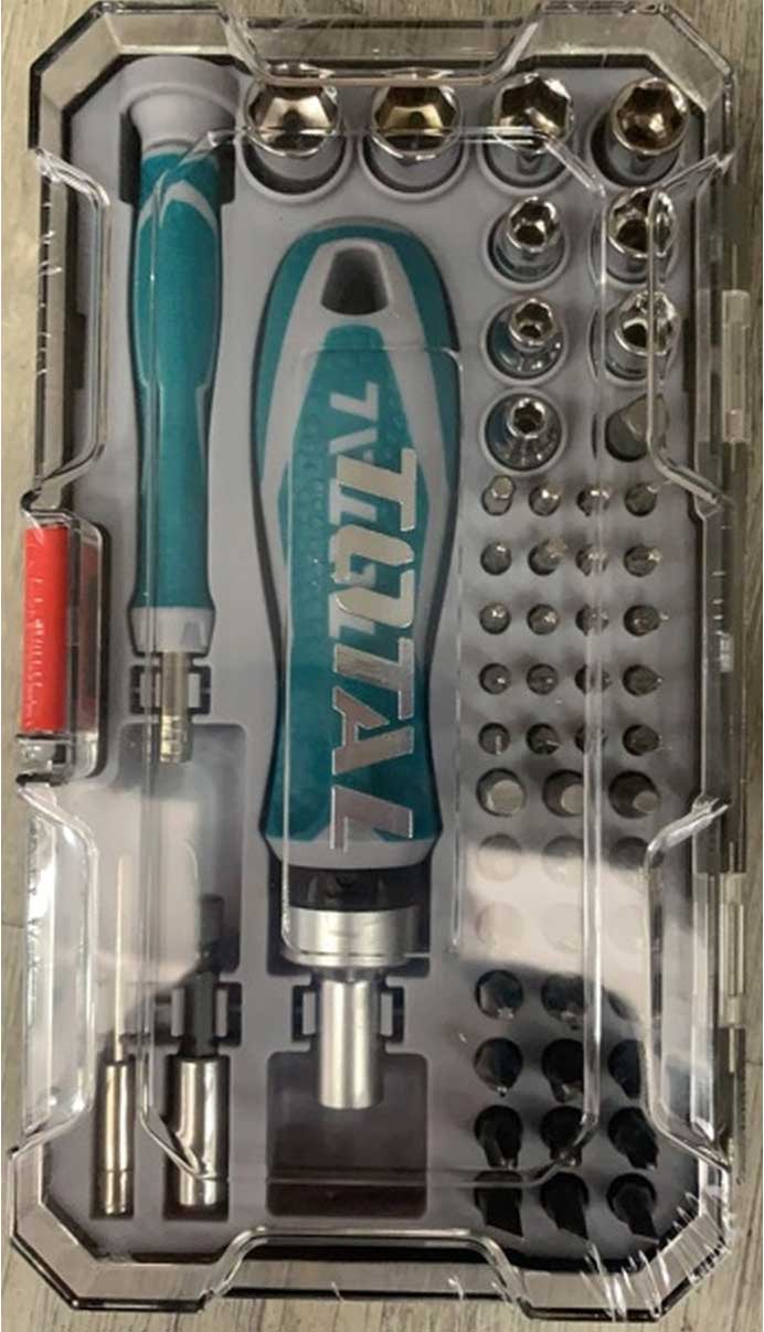 Bộ tuốc nơ vít đa năng 55 chi tiết total tacsd30556