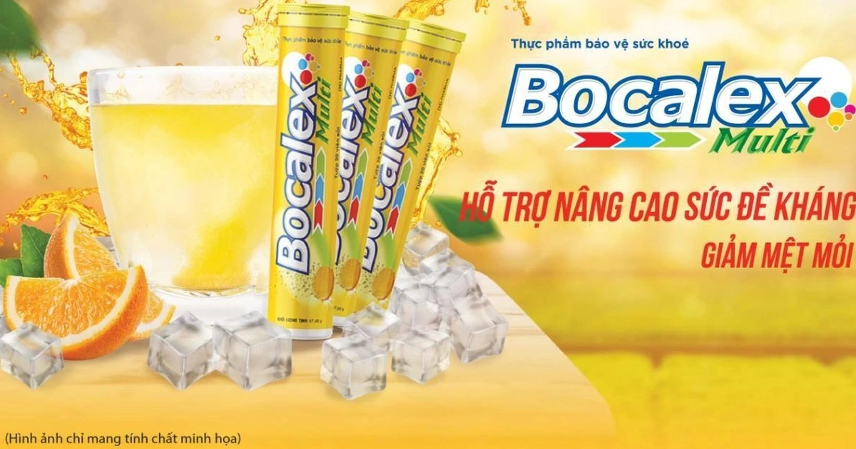 BOCALEX MULTI DHG (Tuýp 20 viên) - Viên sủi Bổ sung multivitamin [Beroca, berroca, berocca]