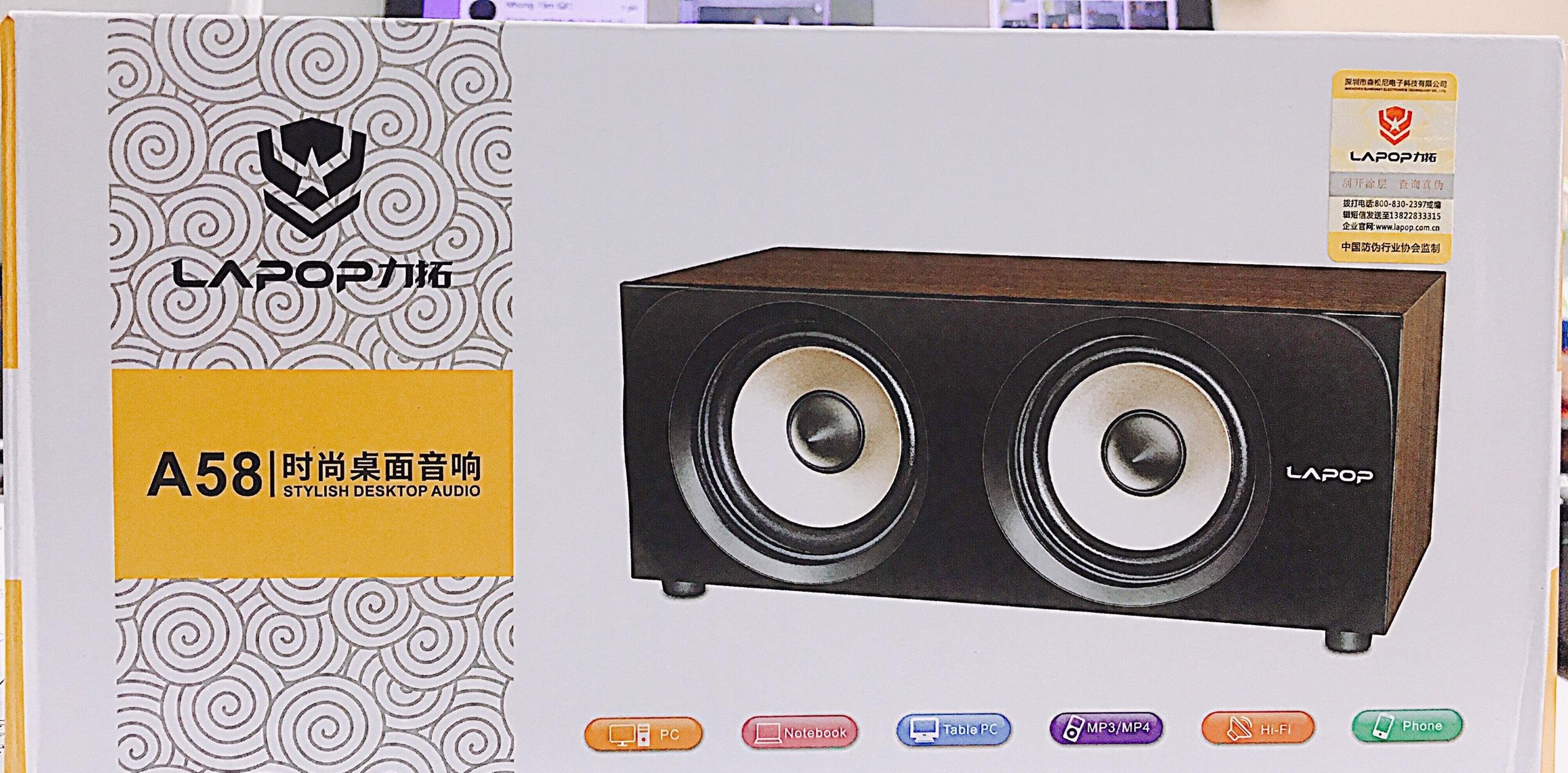 Loa Vi Tính Lapop A58 2.0 cổng USB
