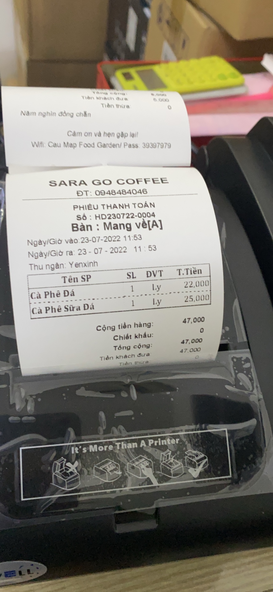 Combo 20 cuộn giấy in bill khổ 80mm (K80)