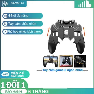 3in1 Bộ tay cầm game chơi game PUBG ROS FREEFIRE AK 66 gồm 4 Nút Controller Chơi Game PUBG ROS FREEFIRE