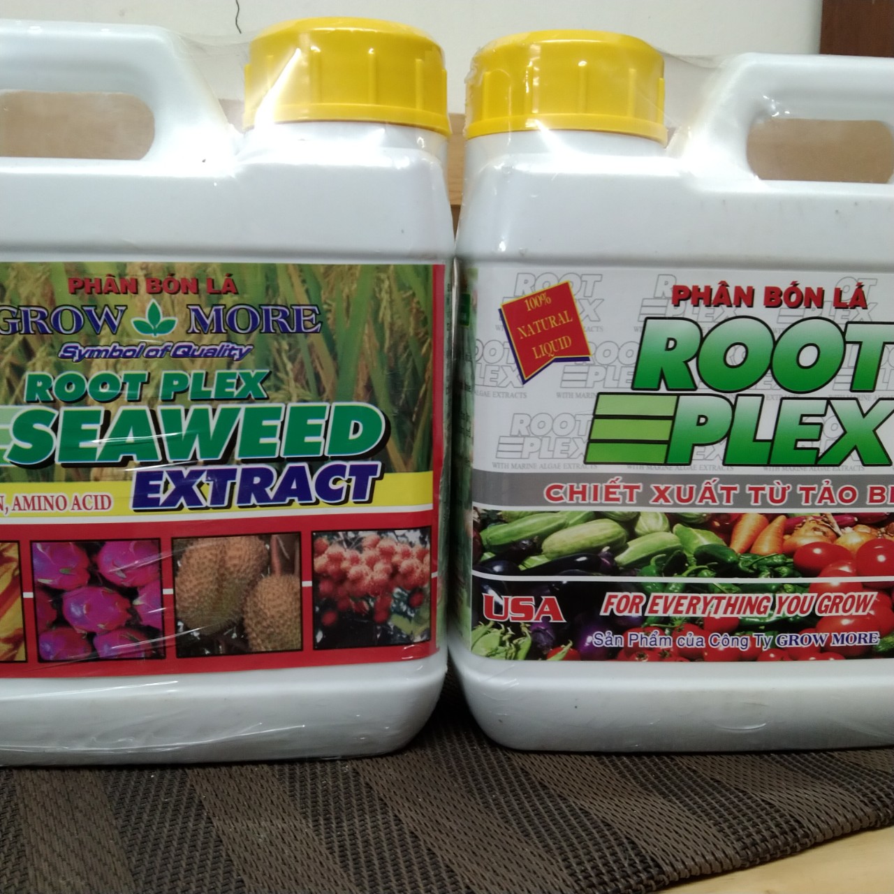 Phân bón lá Grow More Root Plex Seaweed extract - chiết xuất từ rong biển USA 100%