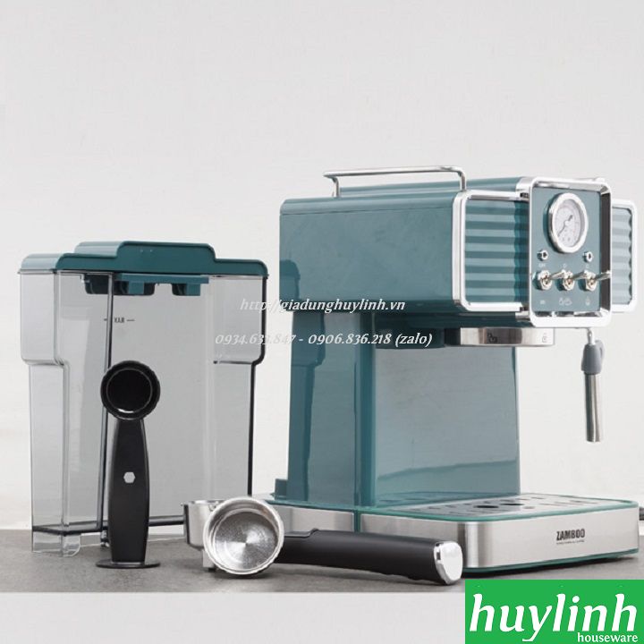 Máy pha cà phê Zamboo ZB-90 Pro - Tặng 500 gram cafe [Mẫu mới 2020]
