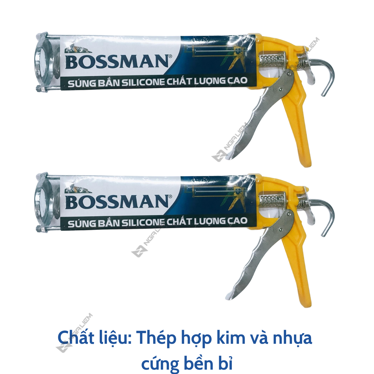 Súng bắn silicone BOSSMAN vàng cao cấp [Hàng chính hãng]