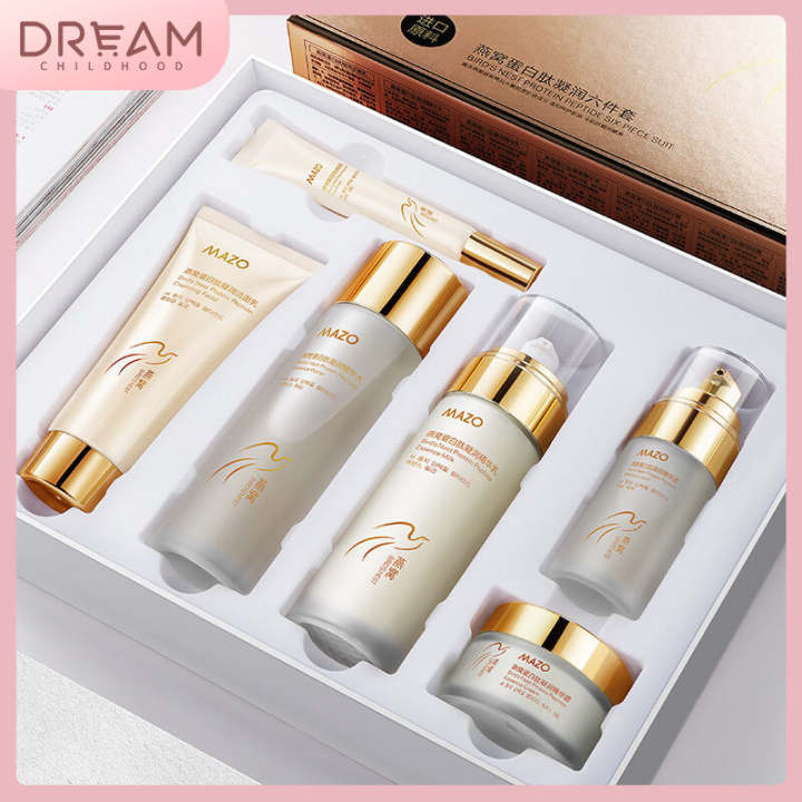 DCH670 MAZO MAZO Bird’s Nest Protein Peptide Moisturizing Milk Set Dưỡng ẩm làm sáng da mặt.