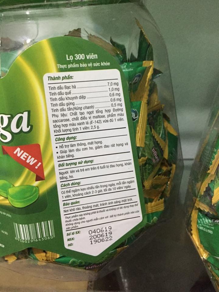 lọ kẹo ngậm ho PHÚC VINH