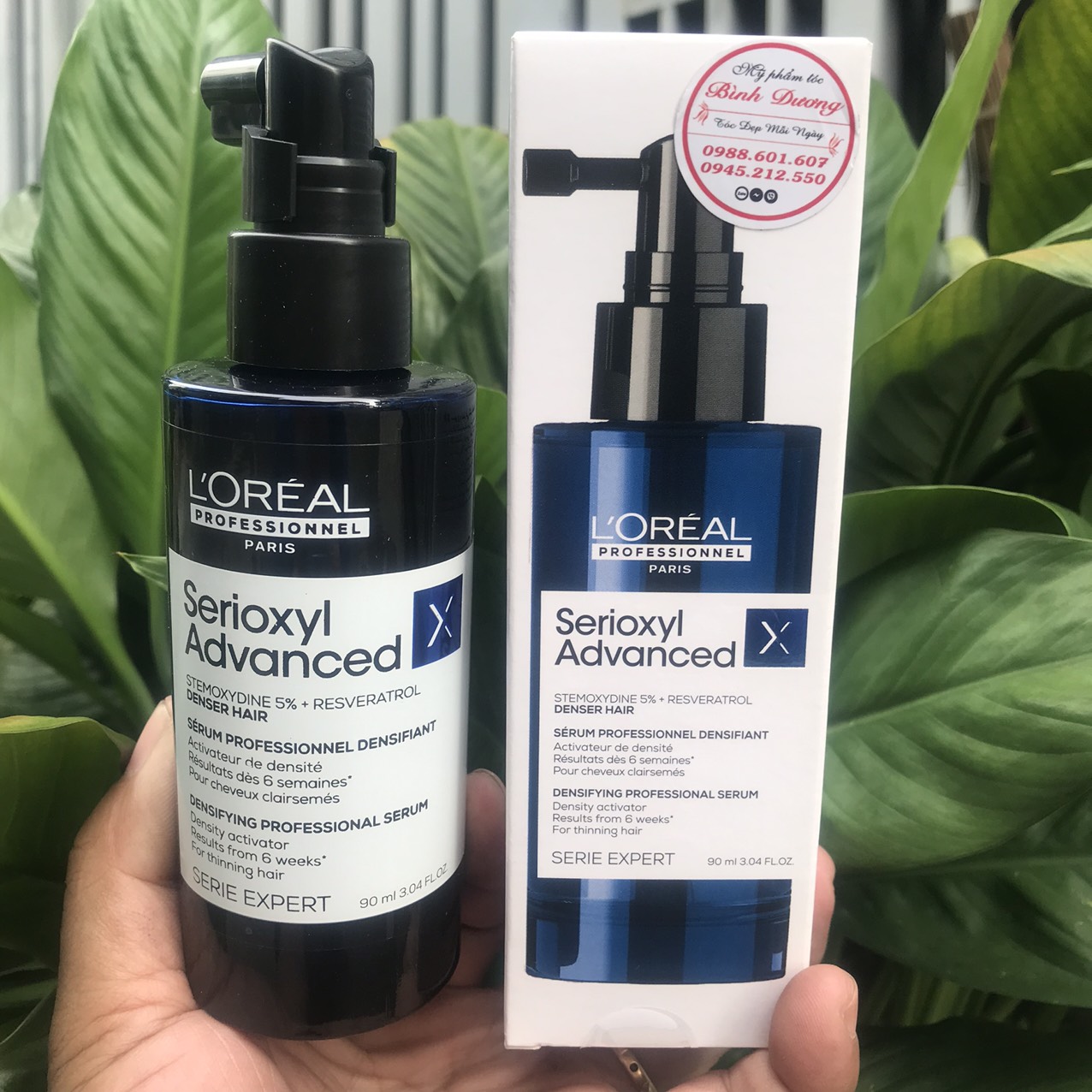 Tinh chất mọc tóc gia tăng 1700 sợi trong 3 tháng Serioxyl Denser Hair L’Oréal 90ml NEW