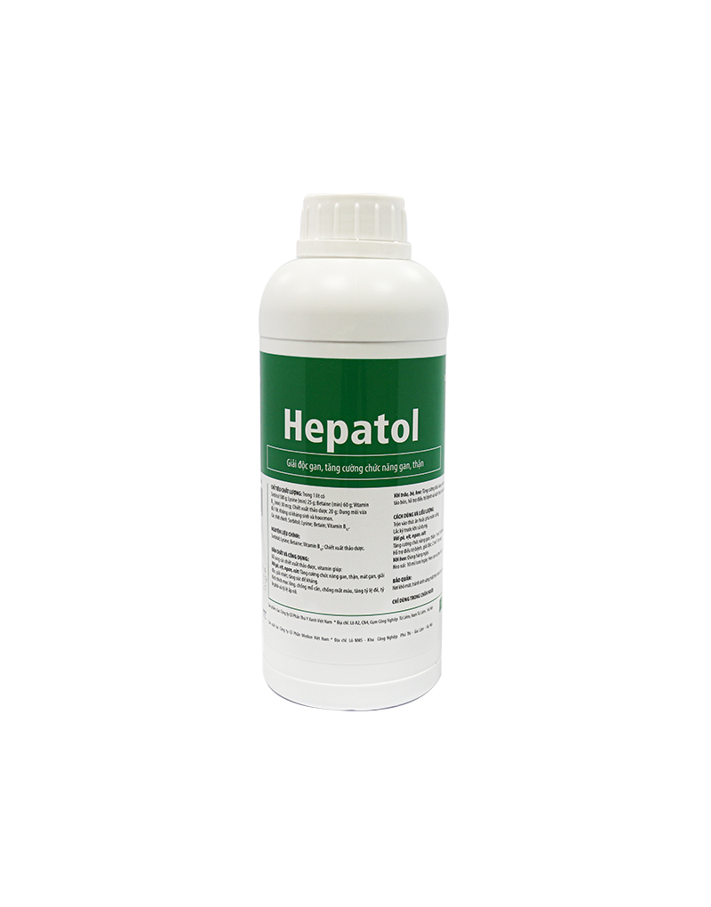 Thú y, Hepatol giải độc gan thận cấp, tăng cường chức năng gan thận cho chó, mèo, gia súc, gia cầm