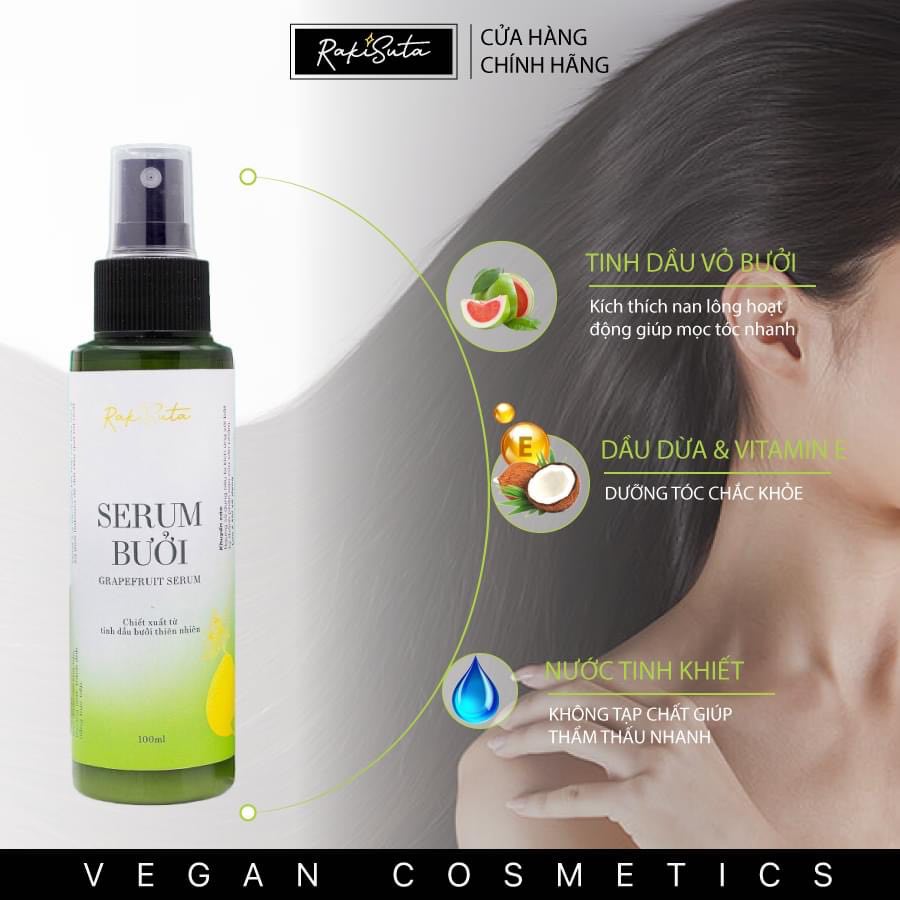 Serum bưởi kích thích mọc tóc Rakisuta 100ml