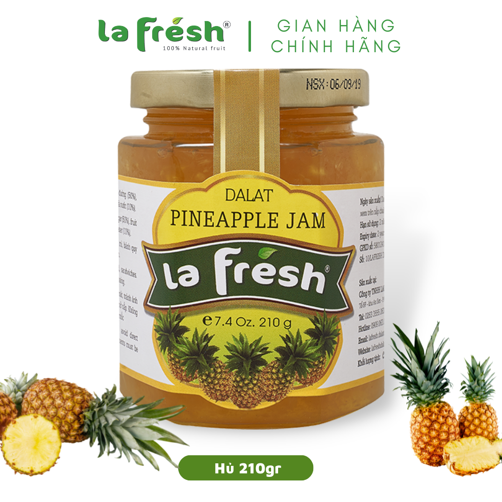 [HCM]Mứt Thơm LaFresh Đà Lạt 210g