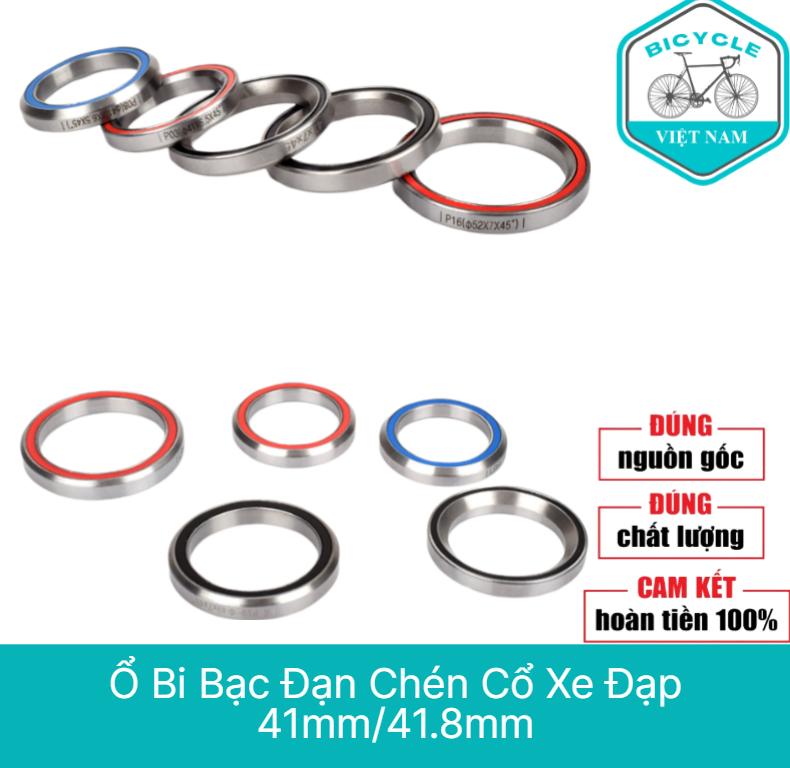 Ổ bi bạc đạn chén cổ xe đạp 41mm/41.8mm: tăng cường độ mượt mà cho tay lái