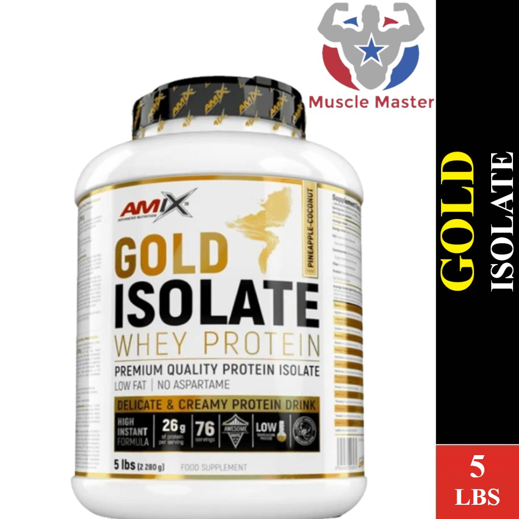 Sữa Tăng Cơ Amix Gold Isolate Whey Protein 2.3Kg ( 5Lbs )