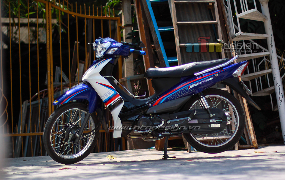 Tem RỜI ELEGANT 50 BMW TRẮNG XANH