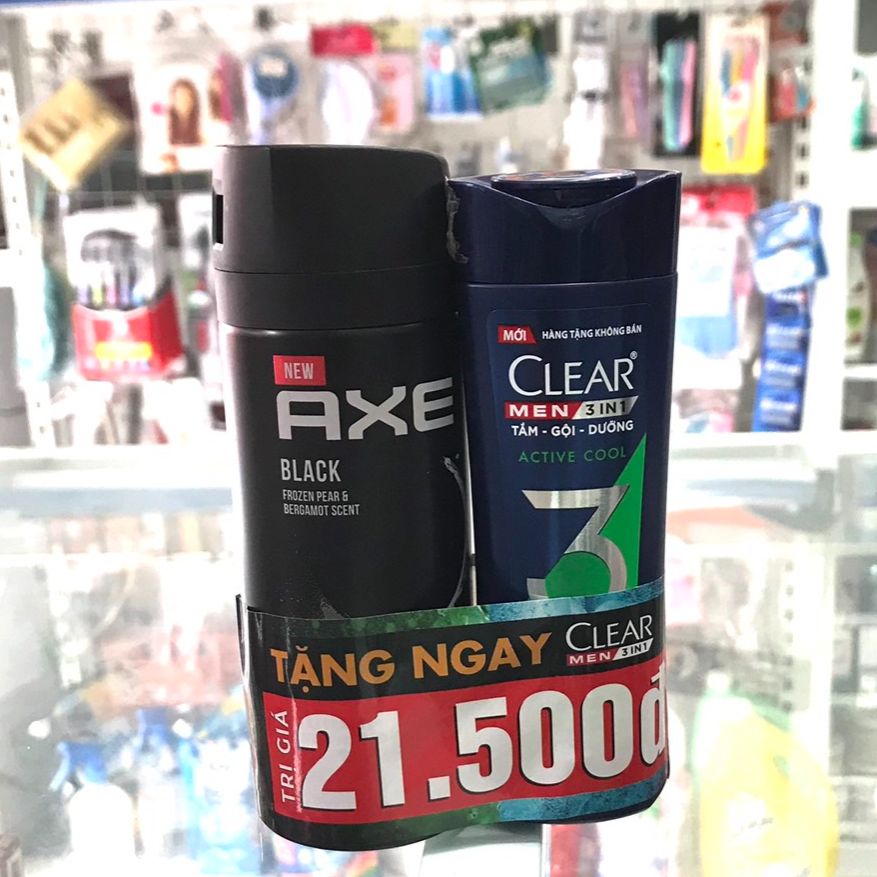 [HCM]Xịt khử mùi Axe Black hương Nồng nàn chai 150ml
