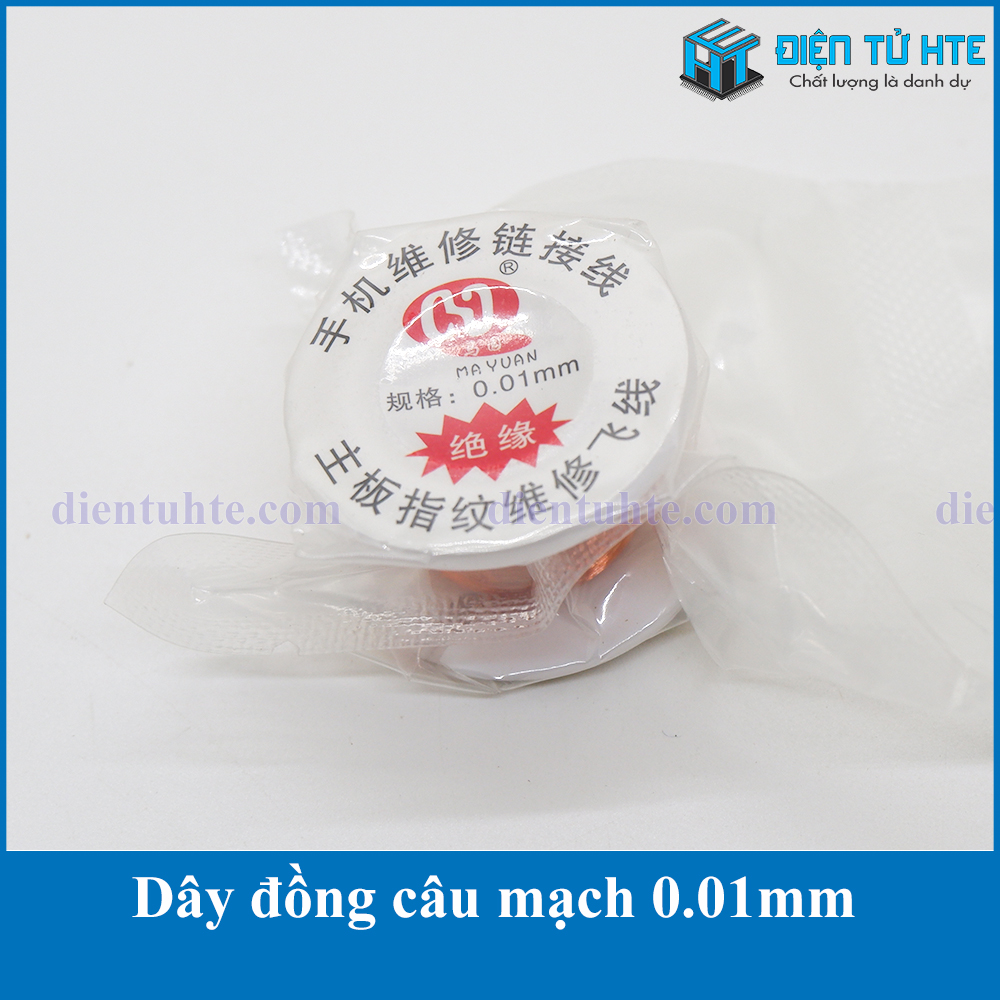 Dây đồng câu chân IC 0.01mm